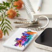 Antwerpen Skyline Schlüsselanhänger (Vorderseite rechts)