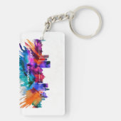 Antwerpen Skyline Schlüsselanhänger (Rückseite)