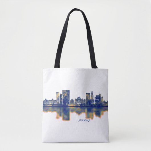 Antwerpen Skyline Tasche (Vorderseite)