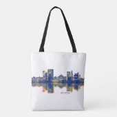 Antwerpen Skyline Tasche (Rückseite)