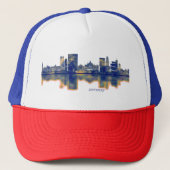 Antwerpen Skyline Truckerkappe (Vorderseite)