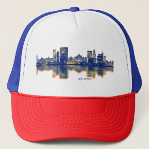 Antwerpen Skyline Truckerkappe