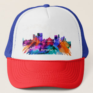 Antwerpen Skyline Truckerkappe