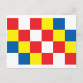 Antwerpener Flagge Postkarte (Vorderseite)