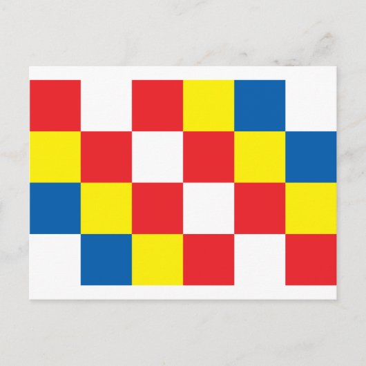 Antwerpener Flagge Postkarte (Vorderseite)