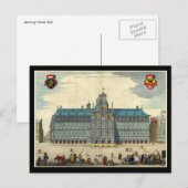 Antwerpener Rathaus Postkarte (Vorne/Hinten)