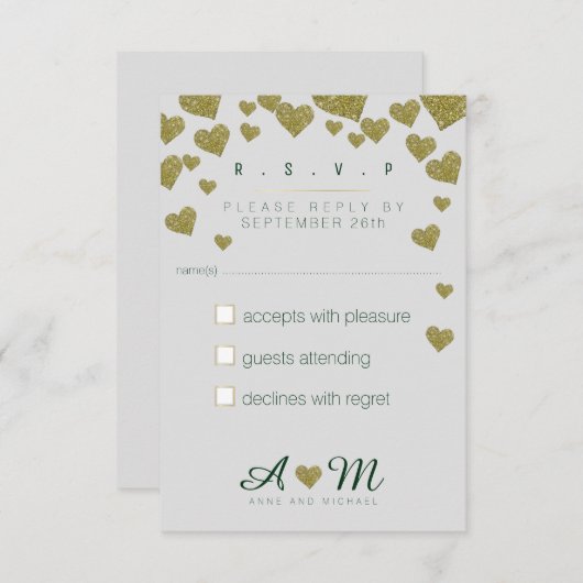 Antwort, Antwort Rs. v. p. Liebe Hochzeit (Vorne/Hinten)