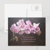 Antwort auf das Gebet Postkarte (Vorne/Hinten)