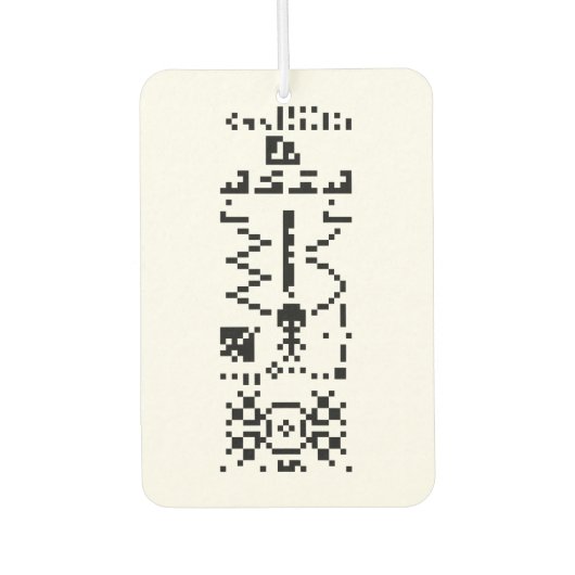 Antwort auf die binäre Meldung von Arecibo Autolufterfrischer (Vorderseite)