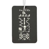 Antwort auf die binäre Meldung von Arecibo Autolufterfrischer (Rückseite)