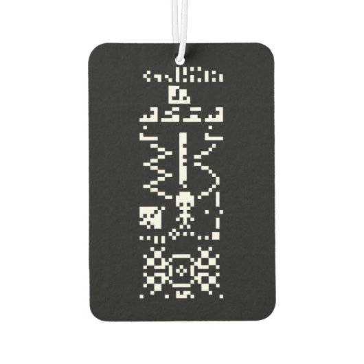 Antwort auf die binäre Meldung von Arecibo Autolufterfrischer (Rückseite)