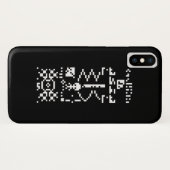 Antwort auf die binäre Meldung von Arecibo Case-Mate iPhone Hülle (Rückseite (Horizontal))