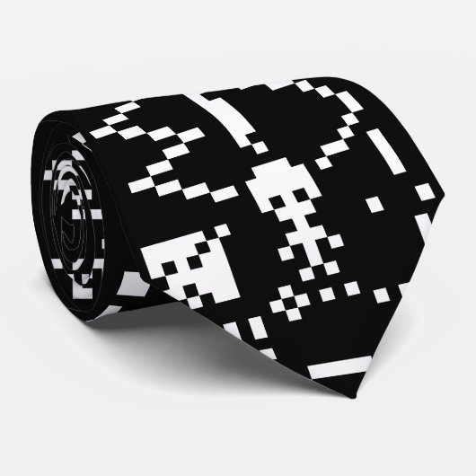 Antwort auf die binäre Meldung von Arecibo Krawatte (Gerollt)