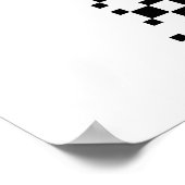 Antwort auf die binäre Meldung von Arecibo Poster (Ecke)