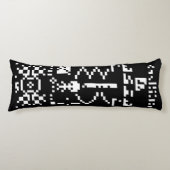 Antwort auf die binäre Meldung von Arecibo Seitenschläferkissen (Vorderseite)