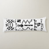 Antwort auf die binäre Meldung von Arecibo Seitenschläferkissen (Rückseite)