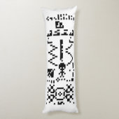 Antwort auf die binäre Meldung von Arecibo Seitenschläferkissen (Rückseite (Vertikal))