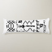 Antwort auf die binäre Meldung von Arecibo Seitenschläferkissen (Vorderseite)