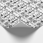 Antwort auf die Binary-Message von Arecibo Geschenkpapier (Ecke)