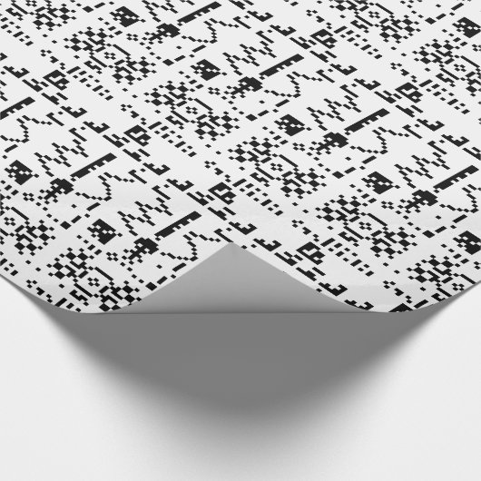 Antwort auf die Binary-Message von Arecibo Geschenkpapier (Ecke)