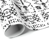 Antwort auf die Binary-Message von Arecibo Geschenkpapier (Rolleneckpunkt)