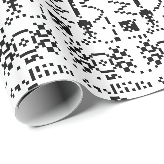 Antwort auf die Binary-Message von Arecibo Geschenkpapier (Rolleneckpunkt)