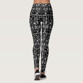 Antwort auf die Binary-Message von Arecibo Leggings (Rückseite)