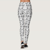 Antwort auf die Binary-Message von Arecibo Leggings (Rückseite)