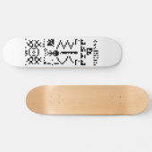 Antwort auf die Binary-Message von Arecibo Skateboard (Horizontal)