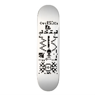 Antwort auf die Binary-Message von Arecibo Skateboard