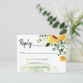 Antwort auf die Blume von Gelbfall-Blumenfeldern (Stehend Vorderseite)