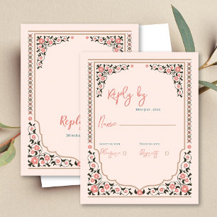 Antwort auf die Hochzeit Vintager Orientalischer R