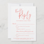 Antwort auf die Hochzeitsreise mit dem UAWG Einladung (Rückseite)