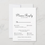 Antwort auf die Minimalistische Wahl der kalligrap (Vorderseite)