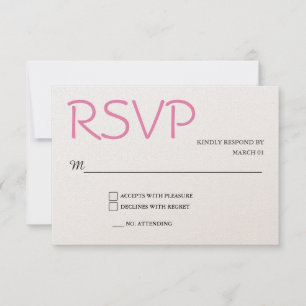 Antwort auf die RSVP-Reaktion auf die Champagnerfa