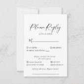 Antwort auf die Schwarz-weiße Wahl der kalligraphi (Vorderseite)