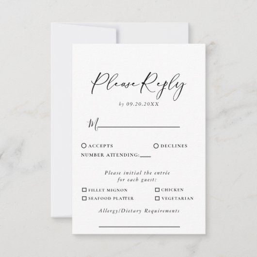 Antwort auf die Schwarz-weiße Wahl der kalligraphi (Vorderseite)