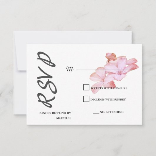 Antwort auf moderne Schlichte Minimalistische Blum (Vorderseite)