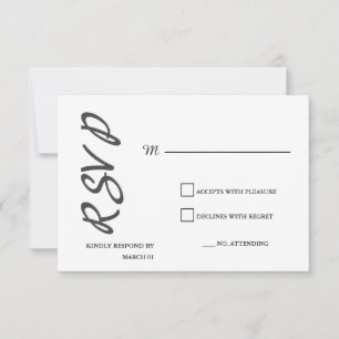 Antwort auf moderne Schlichte Minimalistische Einf