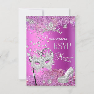 Antwort auf RSVP Maskenball Quinceanera 15. Party 