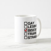 ANTWORT BISEXUAL -.png Kaffeetasse (VorderseiteRechts)