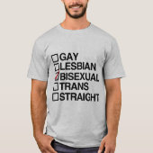 ANTWORT BISEXUAL T-Shirt (Vorderseite)