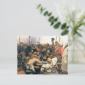 Antwort der zaporozhianischen Kosaken Postkarte (Stehend Vorderseite)