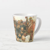 Antwort der zaporozhianischen Kossacken-Ilja Repin Milchtasse (Rechte Ecke)