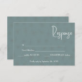 Antwort-Hochzeitkarte RSVP Karte (Vorne/Hinten)
