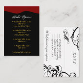 Antwort-Karten - Pearland kundenspezifischer Begleitkarte (Vorne/Hinten)