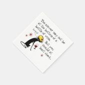 Antwort nicht am untersten feinen Weinangebot Serviette (Ecke)