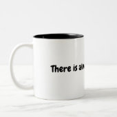 Antwort-Tasse Zweifarbige Tasse (Links)