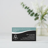 Antwort- und Operatordienste Visitenkarte (Stehend Vorderseite)