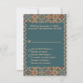 Antwort von Quinceañera | Tarjeta de Respuesta (Rückseite)